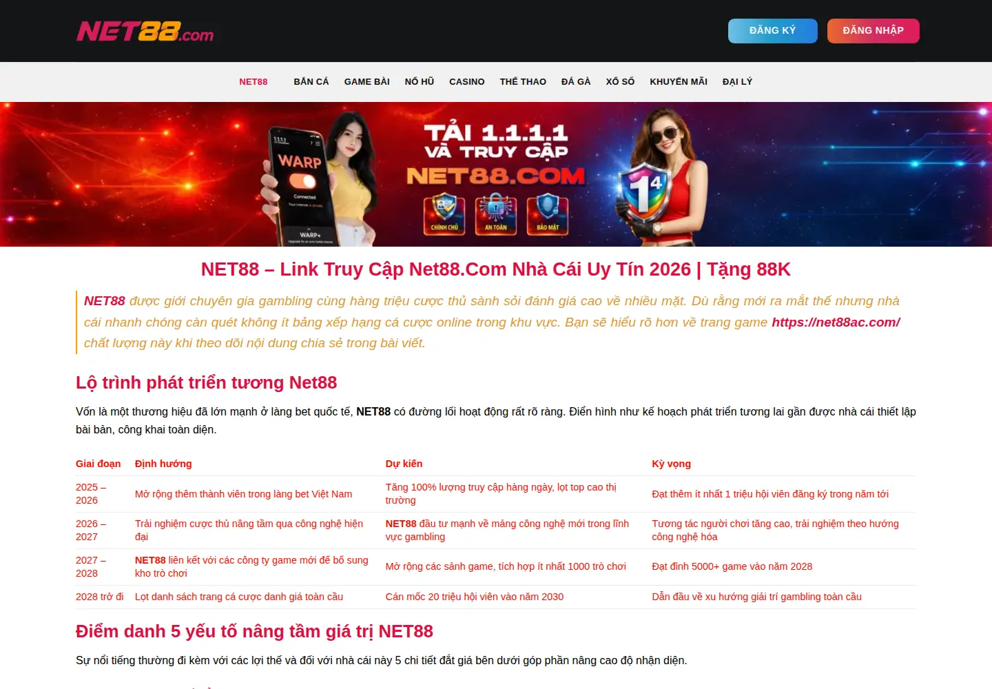 Screenshot of net88k.ink