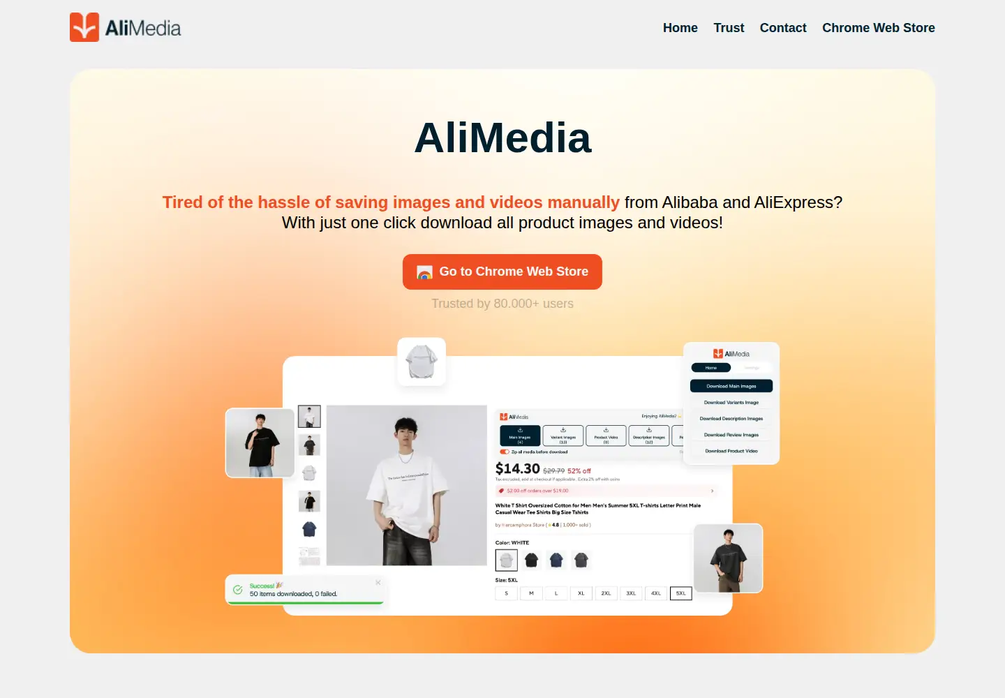 Screenshot of alimedia.io