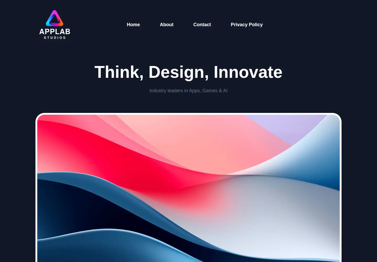 Captured homepage of applabstudios.io in the current scan