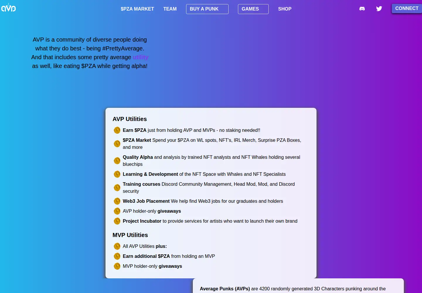 Captured homepage of avps.io in the current scan