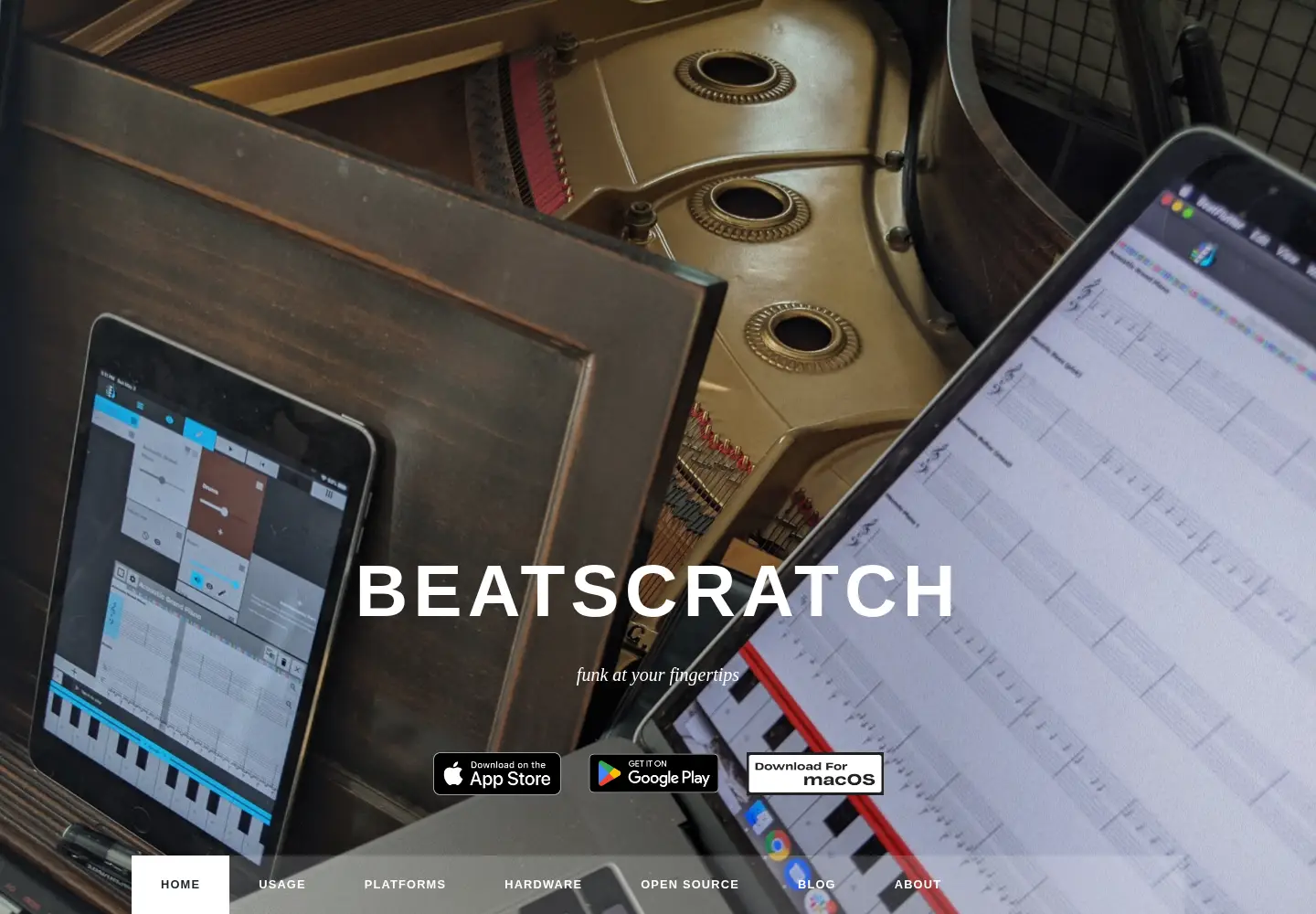Screenshot of beatscratch.io