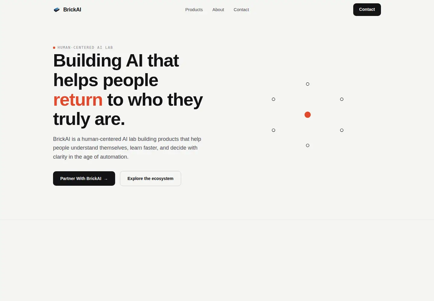 Screenshot of brickai.io