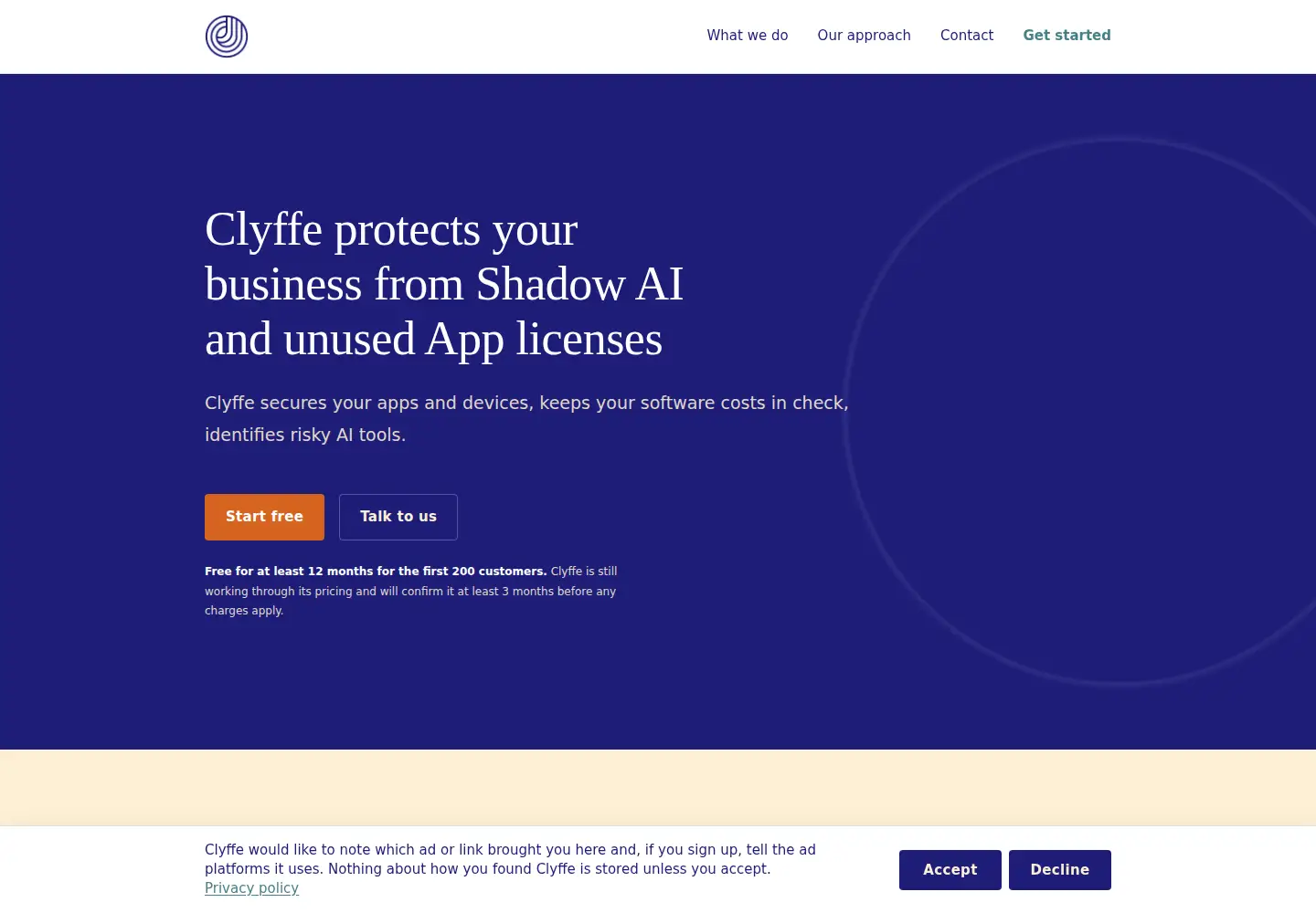 Screenshot of clyffe.io