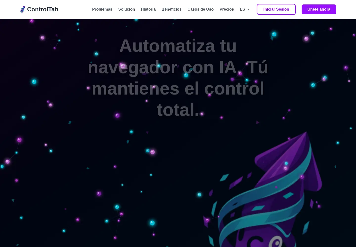 Screenshot of controltab.io