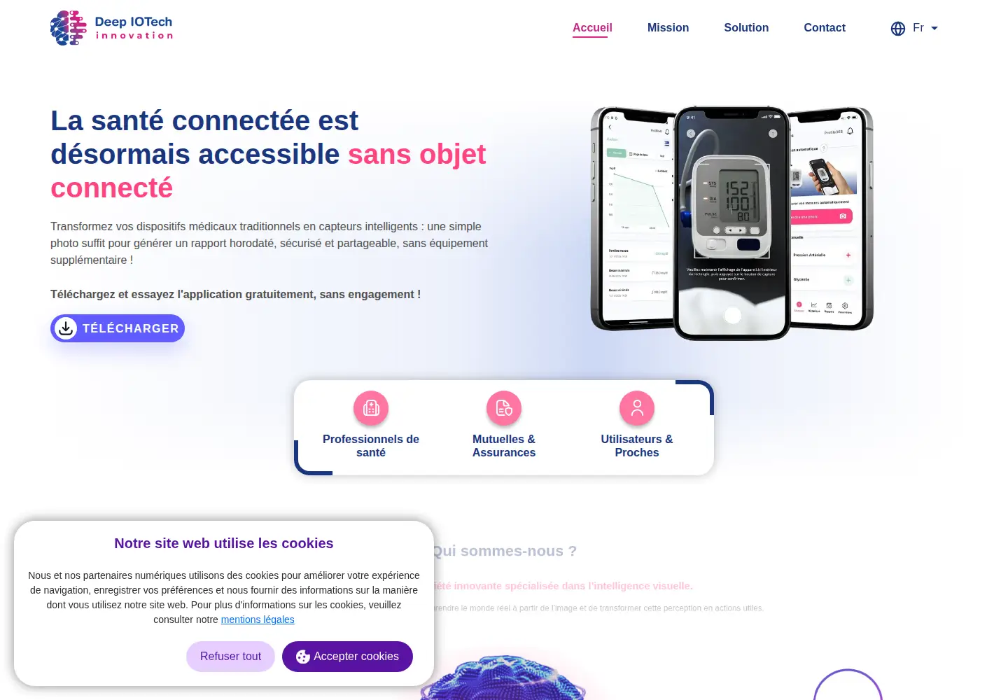 Screenshot of deepiotech.io