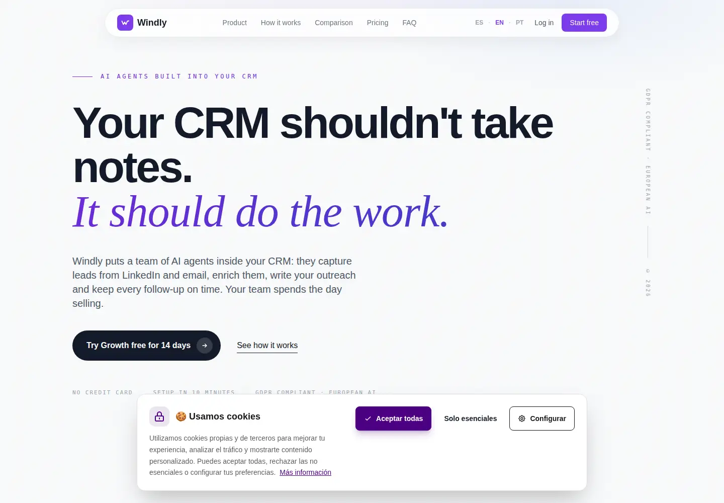 Screenshot of educrm.io