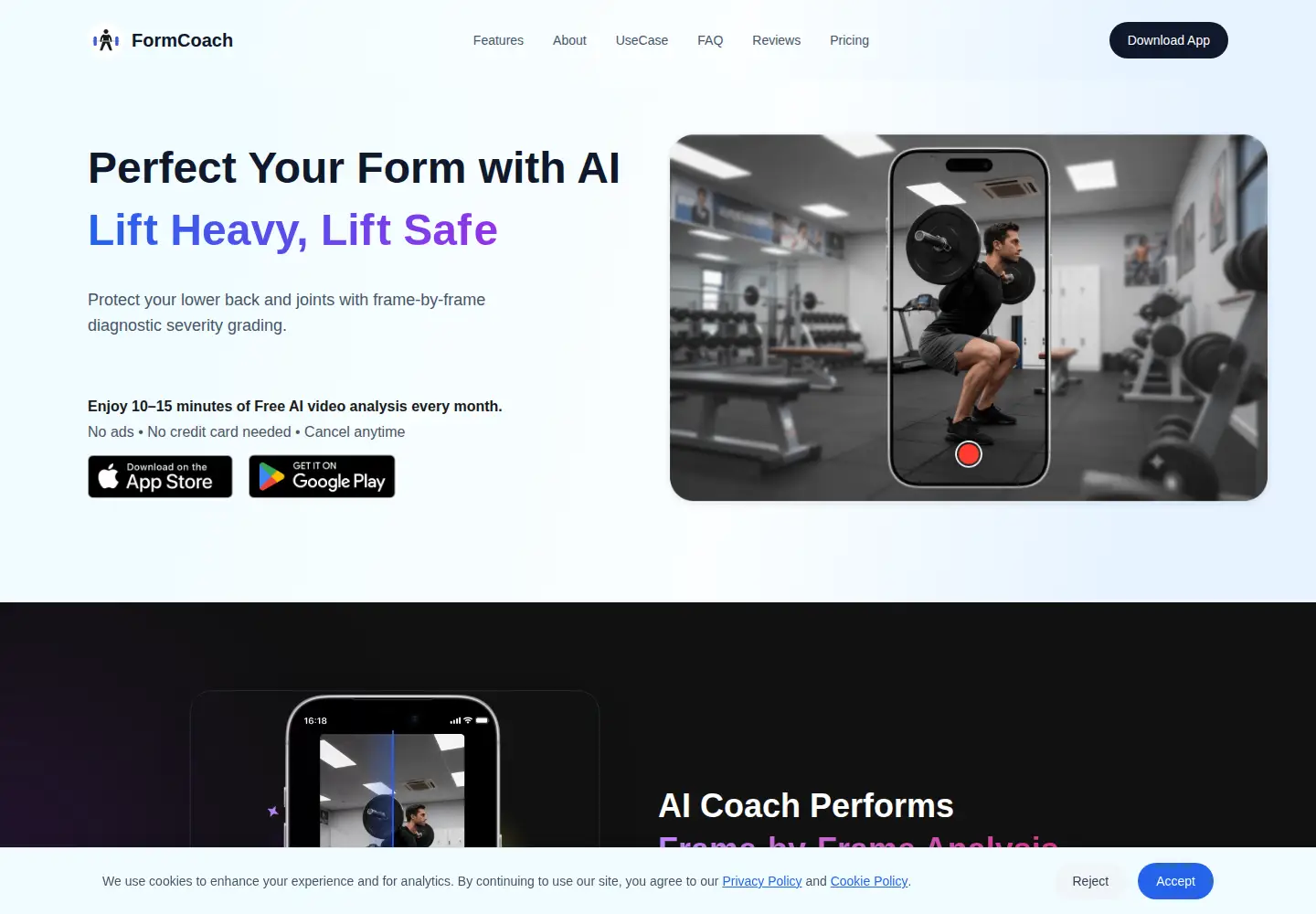Screenshot of formcoach.io