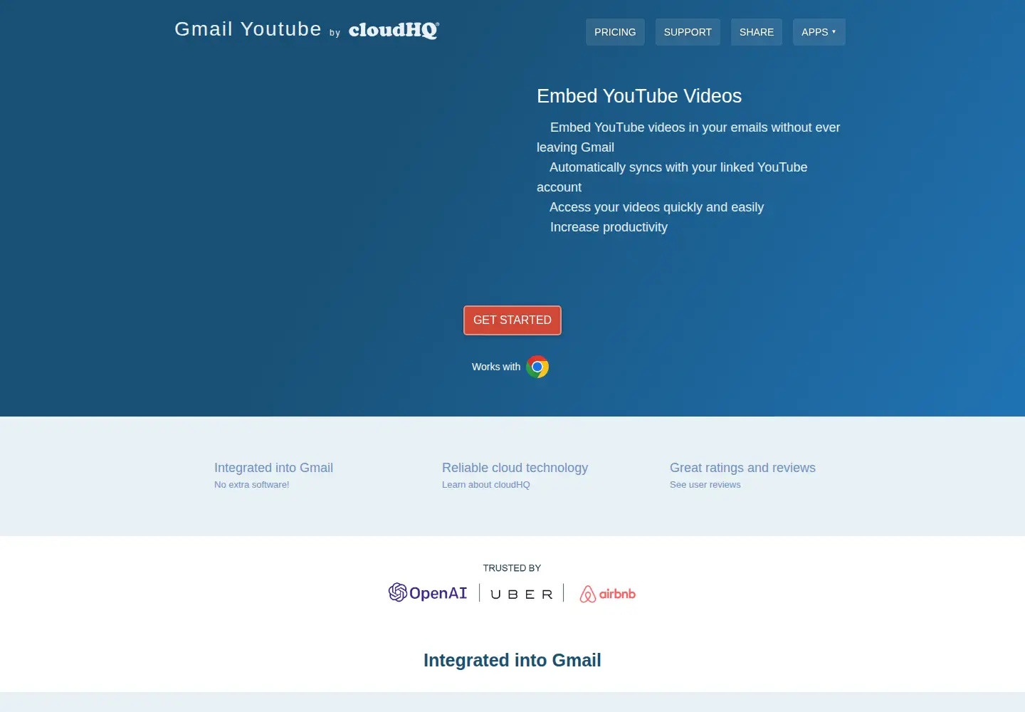 Screenshot of gmail-youtube.io