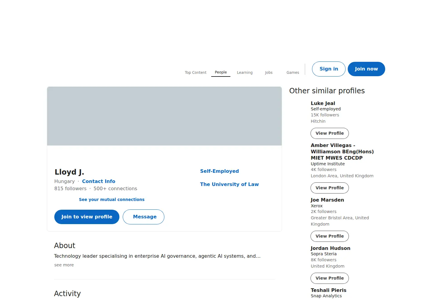 Captured homepage of lloydjones.io in the current scan