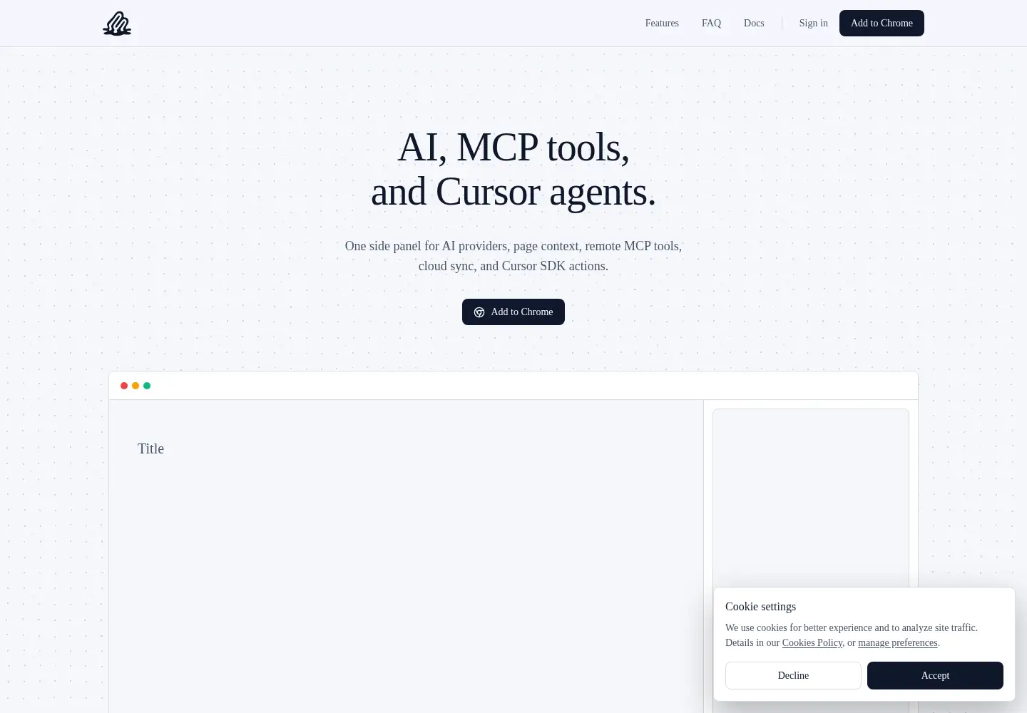 Screenshot of mcpdrop.io