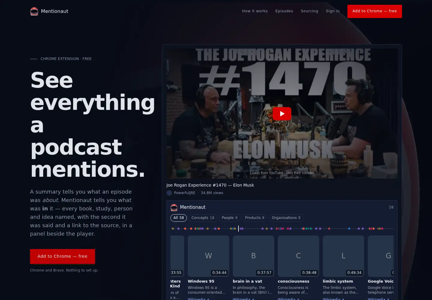 Screenshot of mentionaut.io