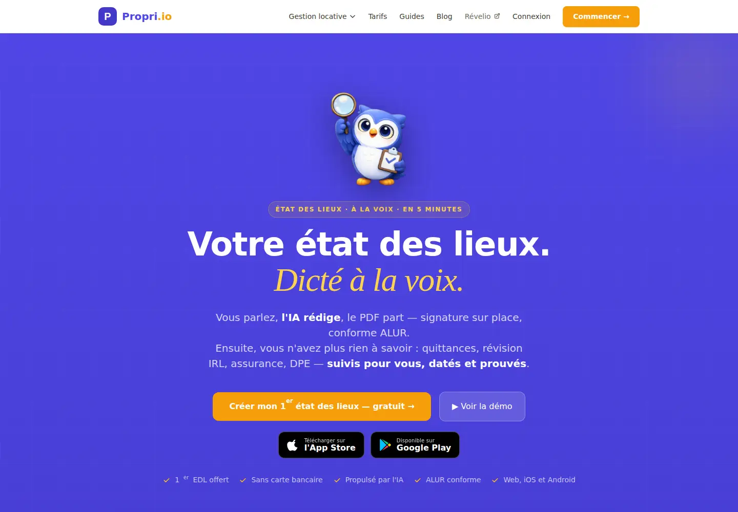 Screenshot of propri.io