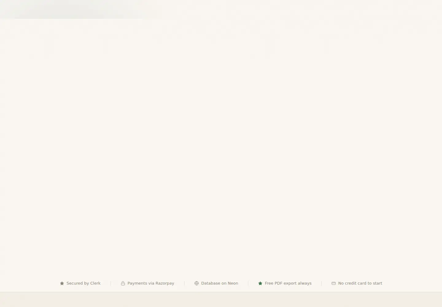 Screenshot of resumegenie.io