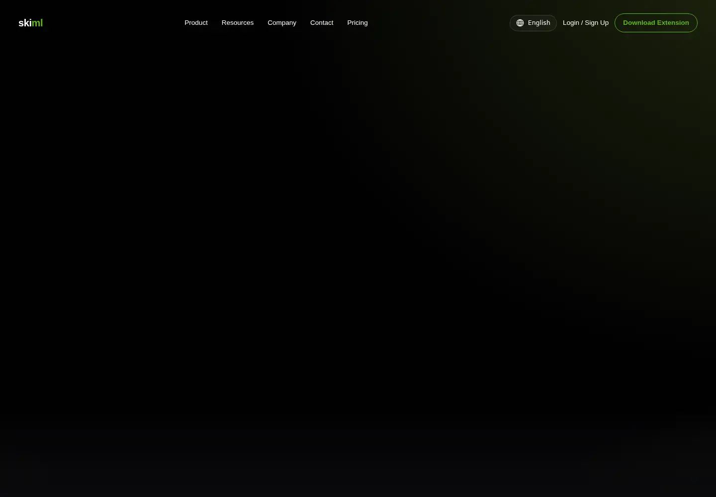 Screenshot of skiml.io