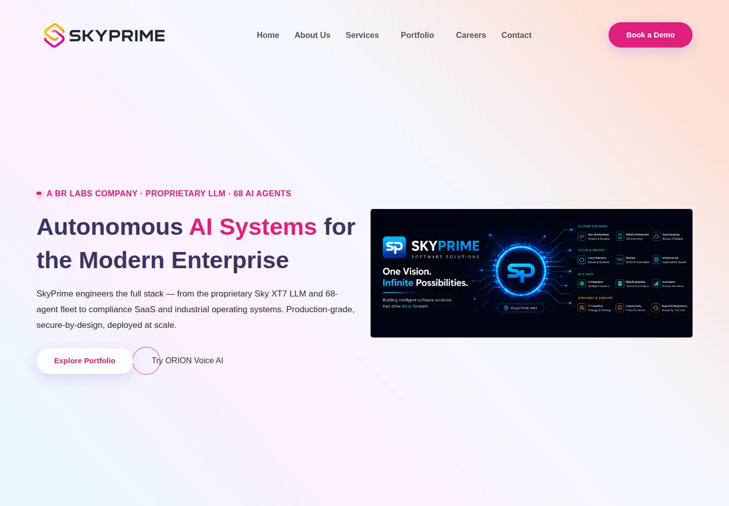 Screenshot of skyprime.io