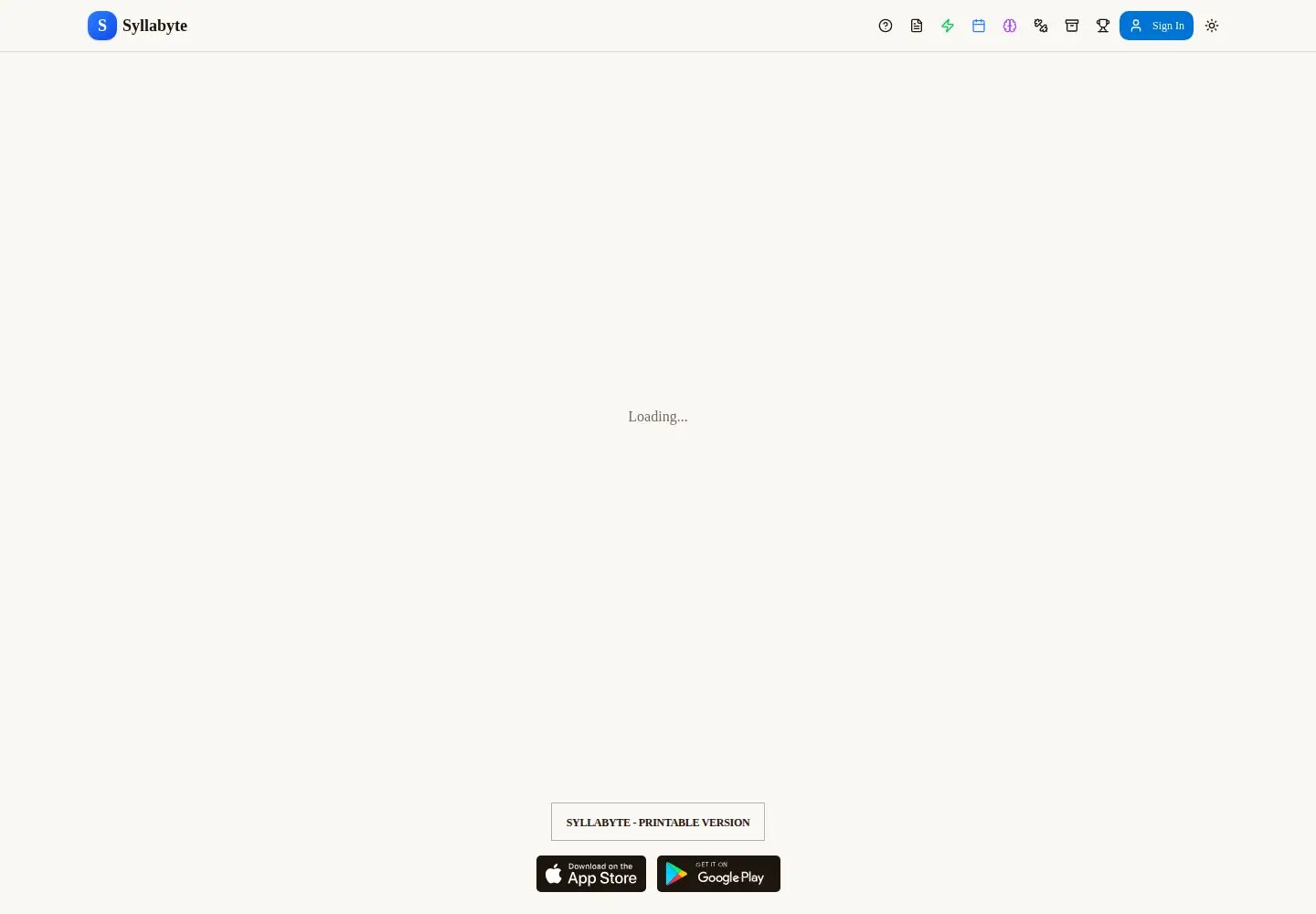 Captured homepage of syllabyte.io in the current scan