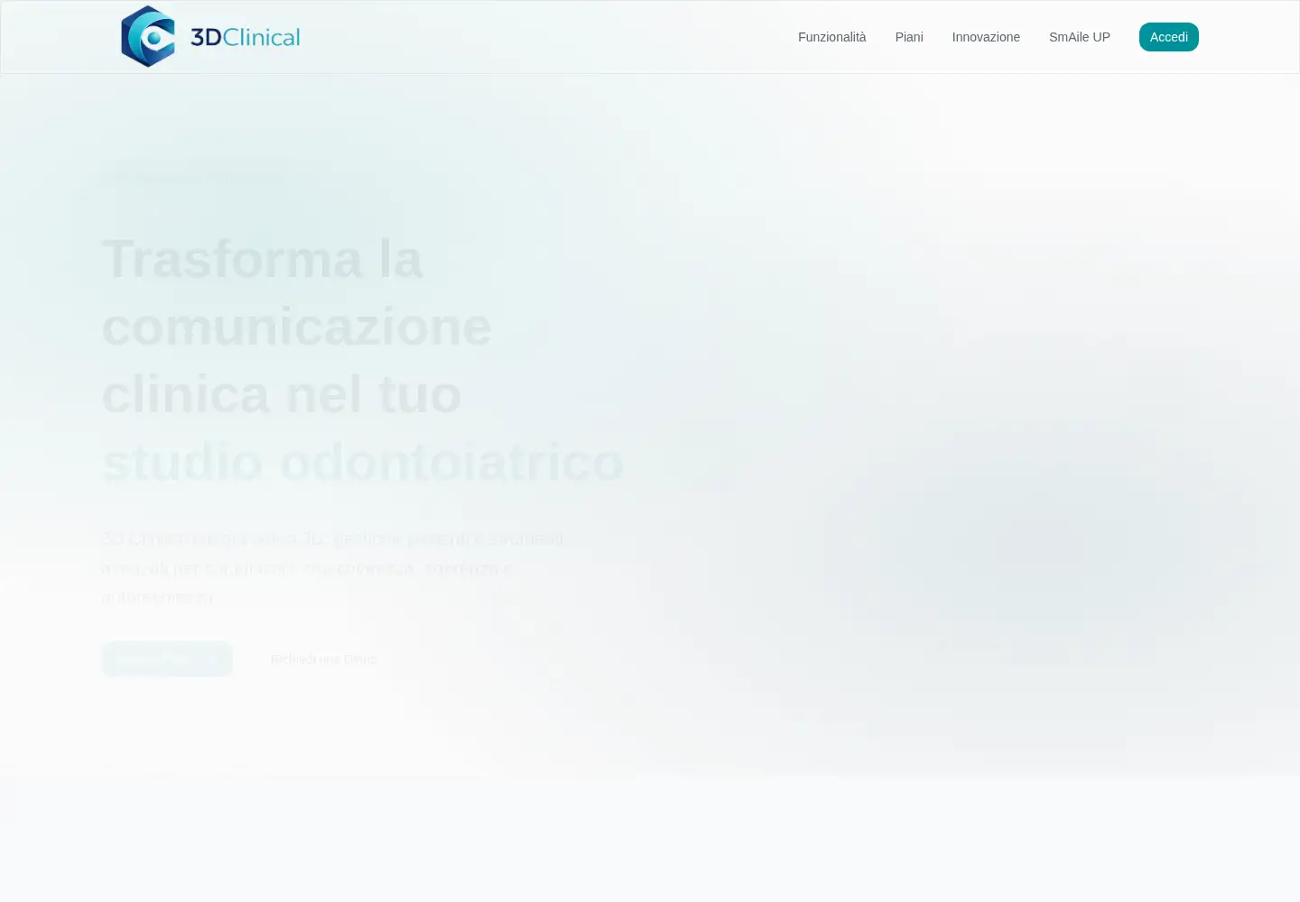 Screenshot of 3dclinical.it