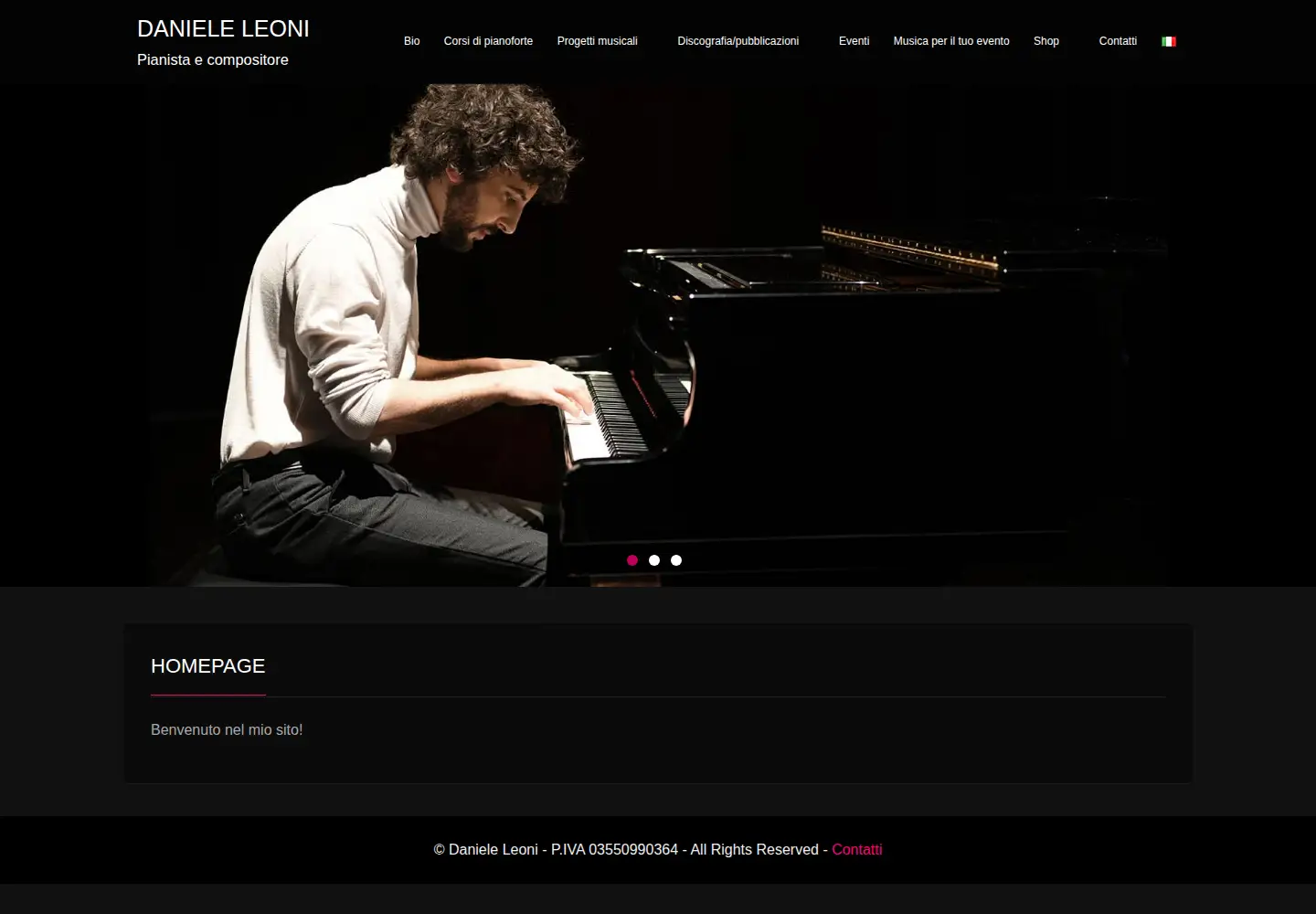 Screenshot of danieleleoni.it