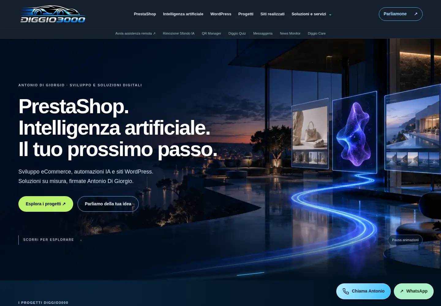 Screenshot of diggio3000.it