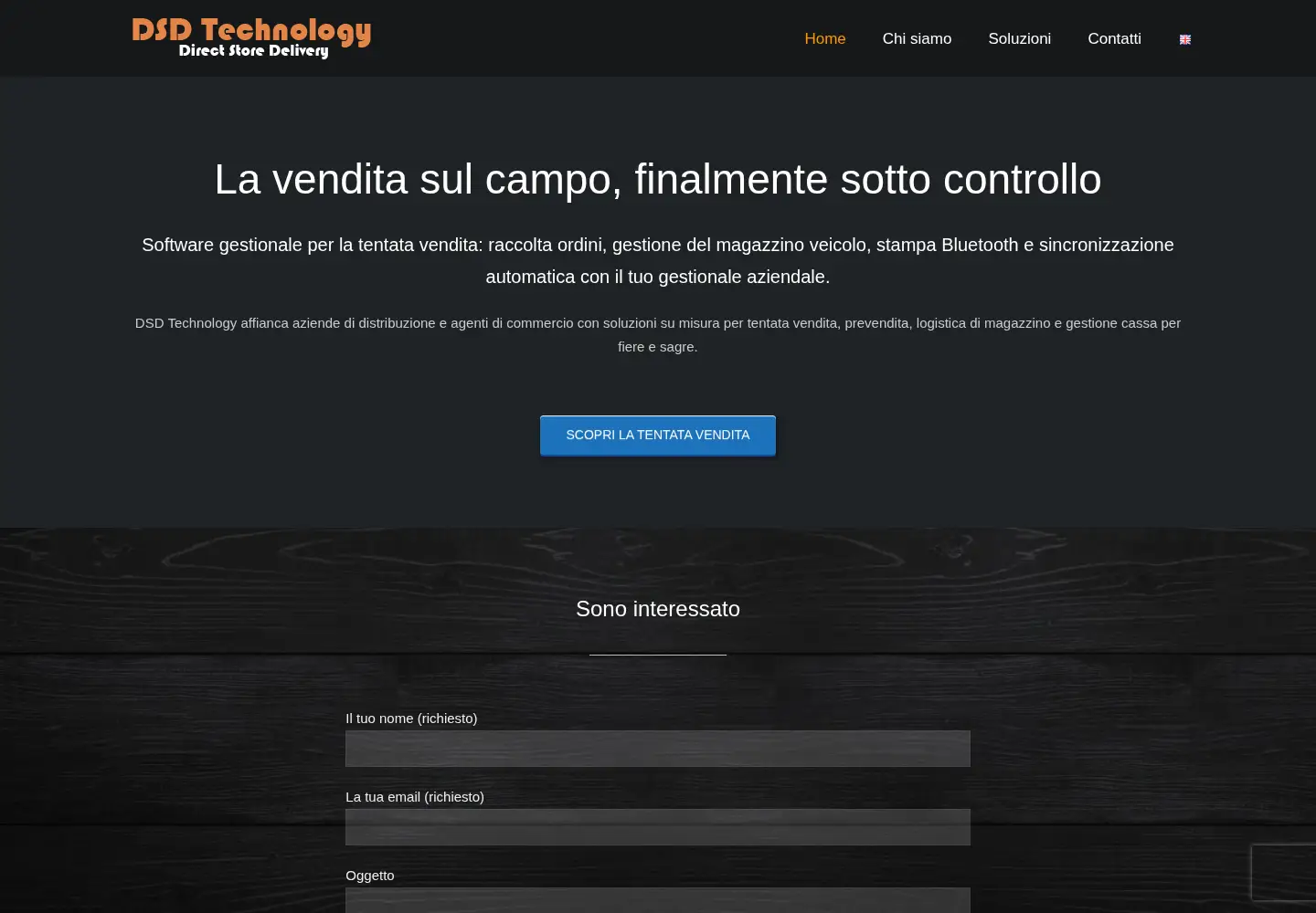 Screenshot of dsdtechnology.it