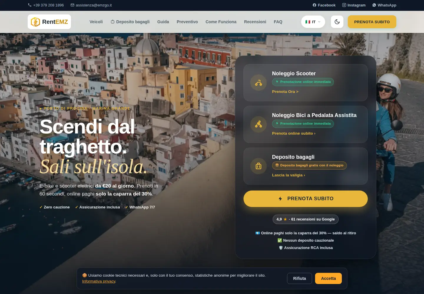 Screenshot of emzgo.it