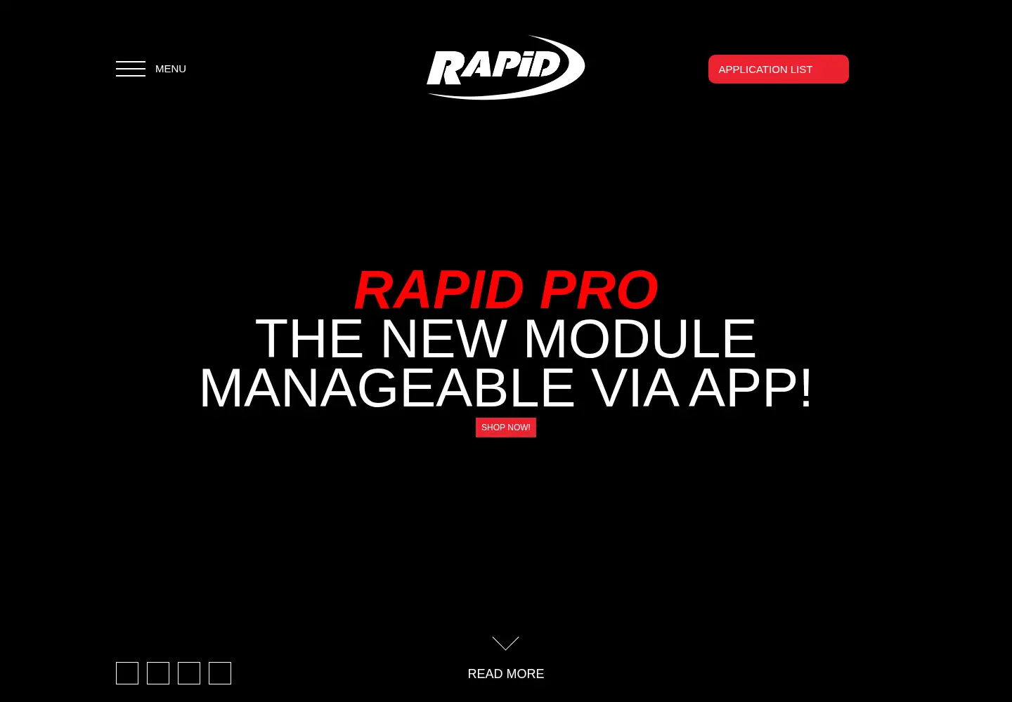 Captured homepage of rapidfrapp.it in the current scan