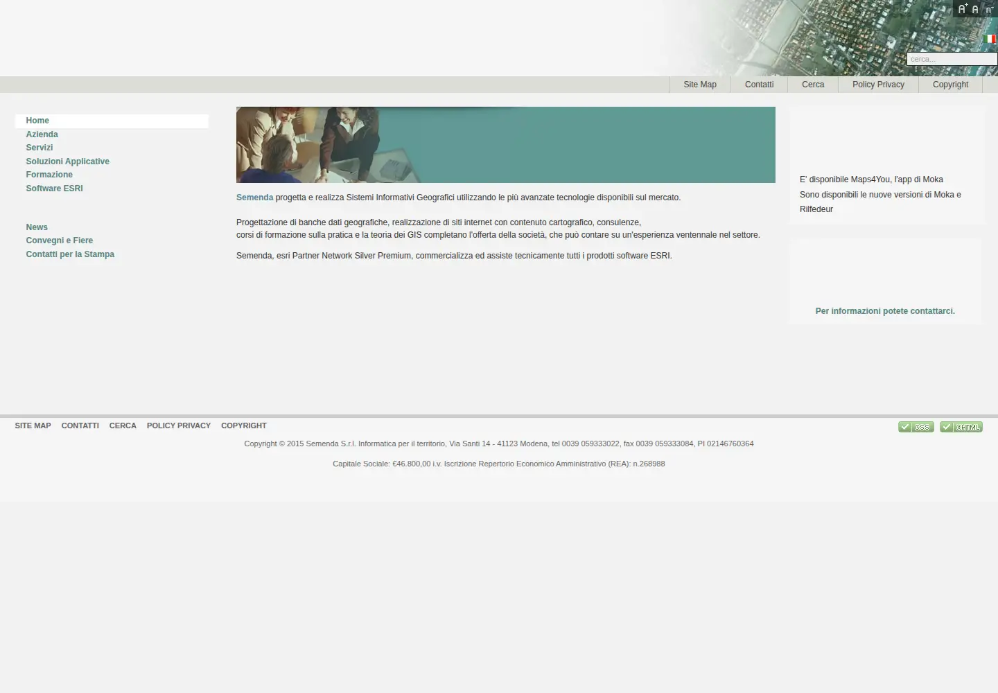 Screenshot of semenda.it