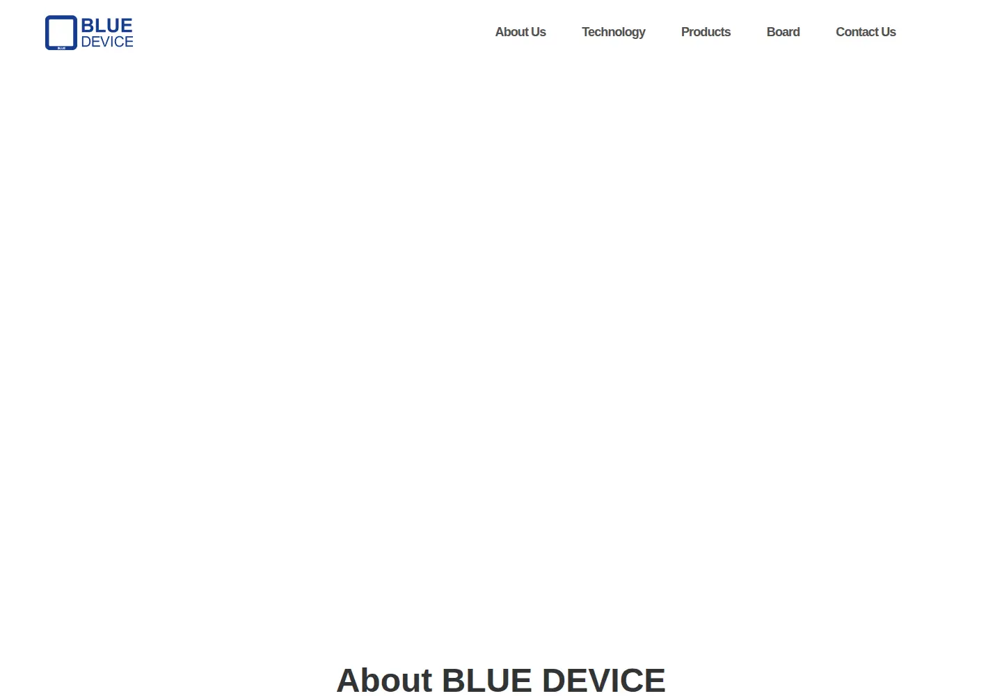 Captured homepage of bluedevice.co.kr in the current scan