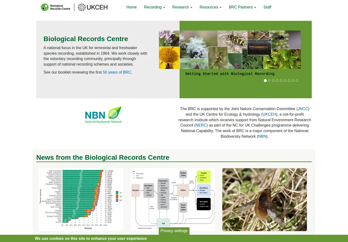Screenshot of brc.ac.uk