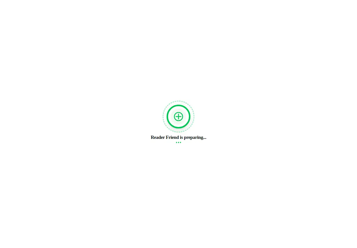Captured homepage of readerfriend.kr in the current scan