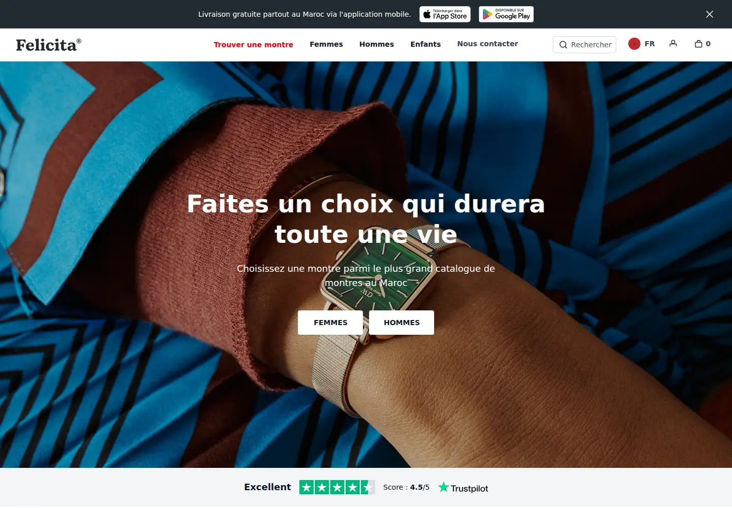 Screenshot of felicita.ma