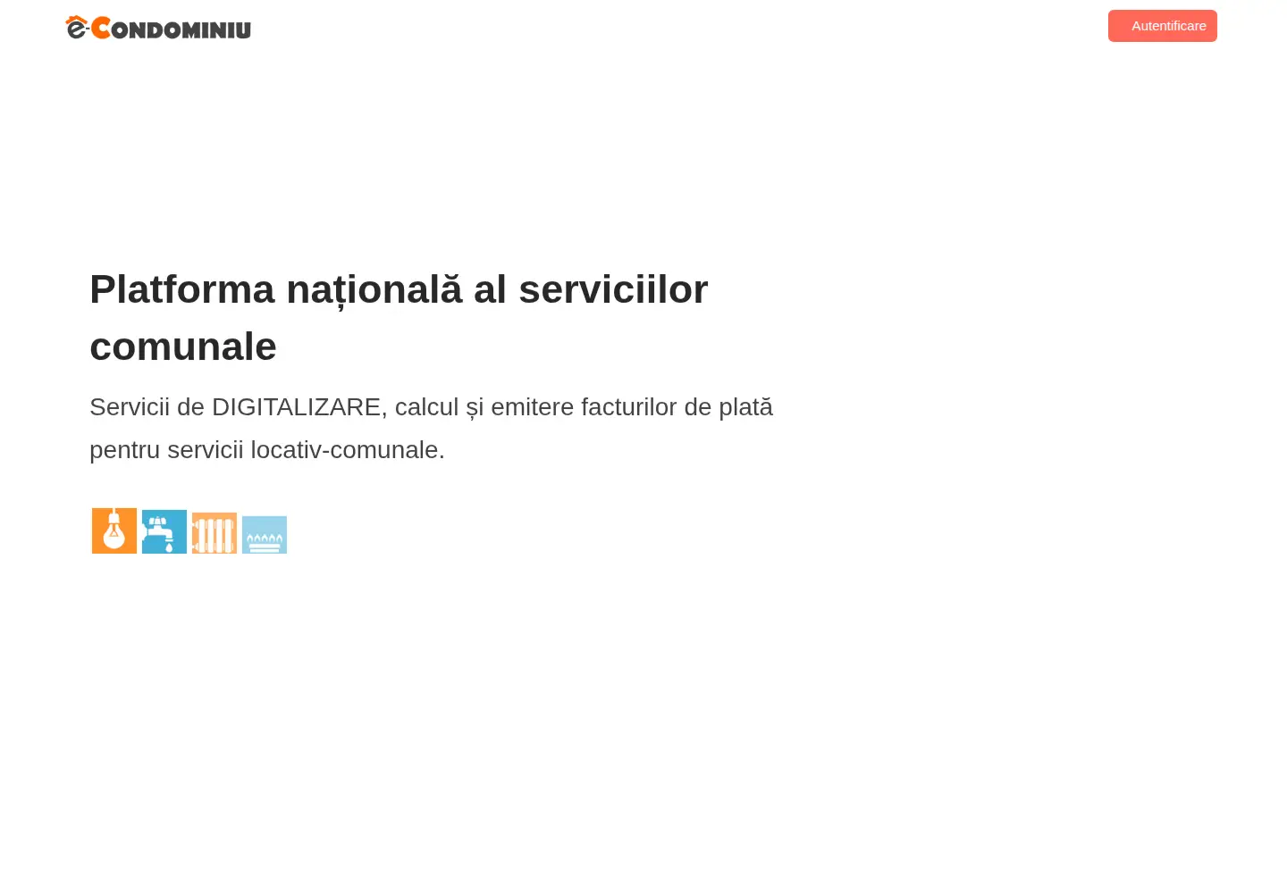 Screenshot of e-condominiu.md