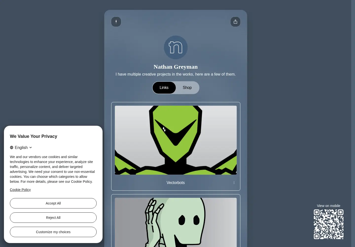 Screenshot of nth.me