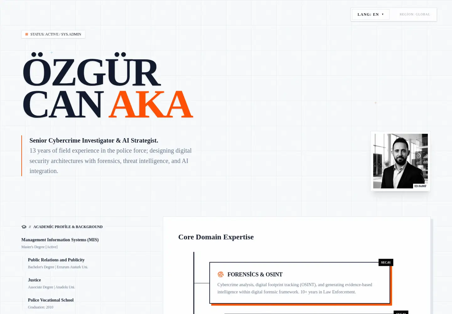 Screenshot of ozgurcanaka.me