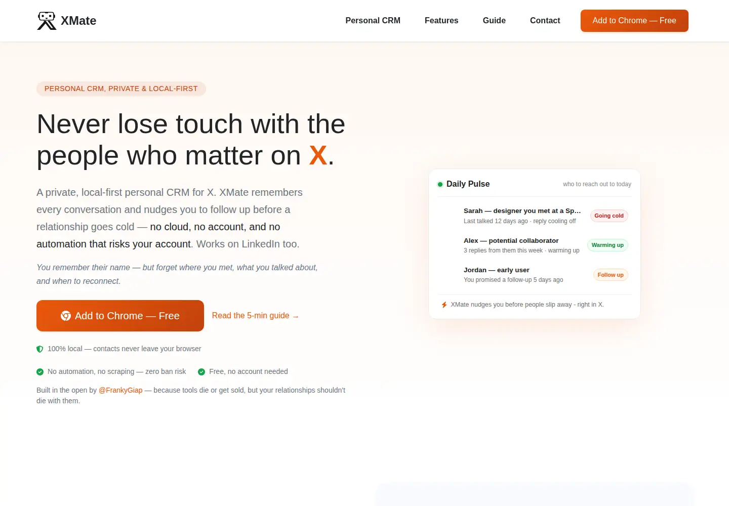 Screenshot of xmate.me