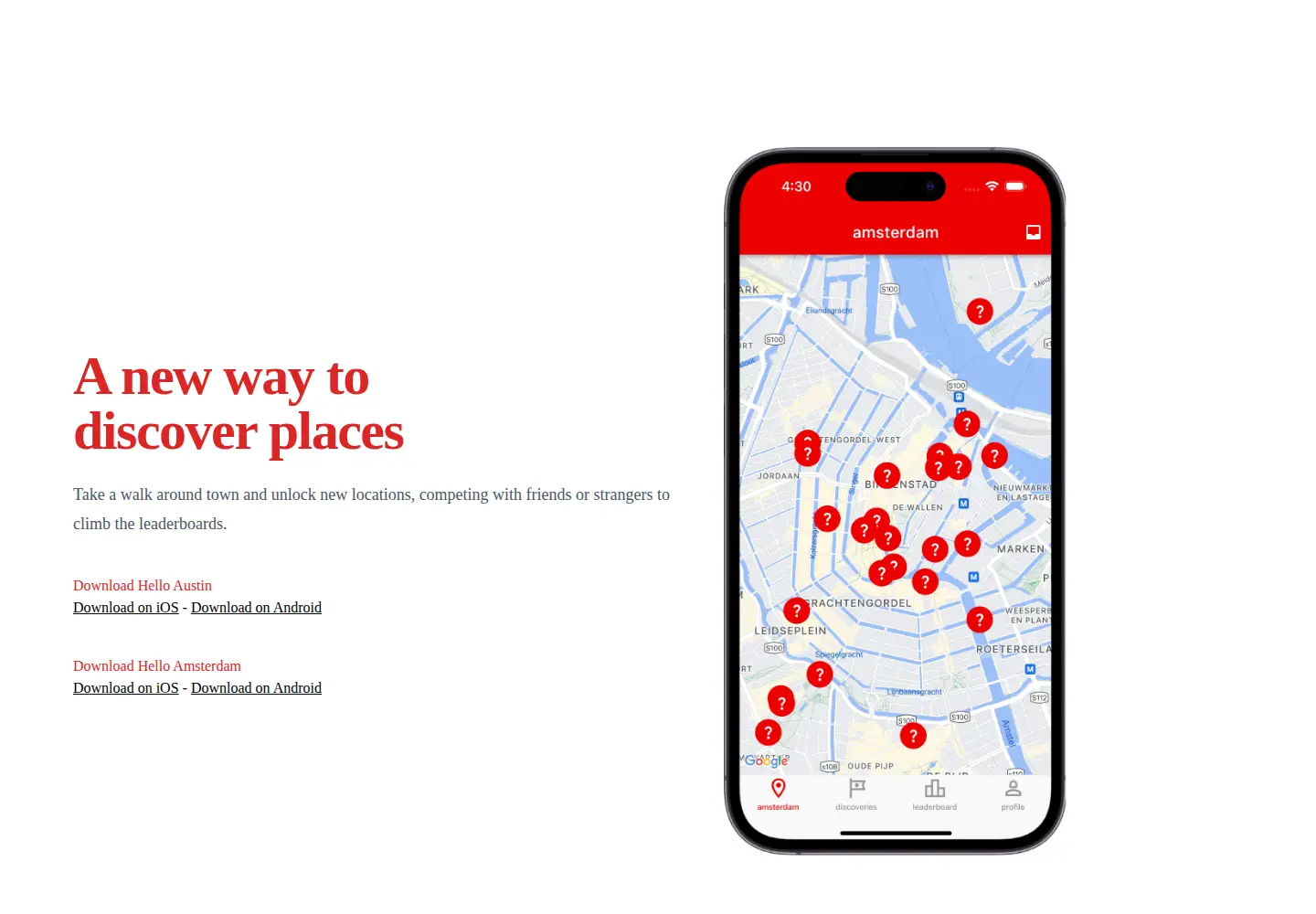 Captured homepage of helloapp.mobi in the current scan