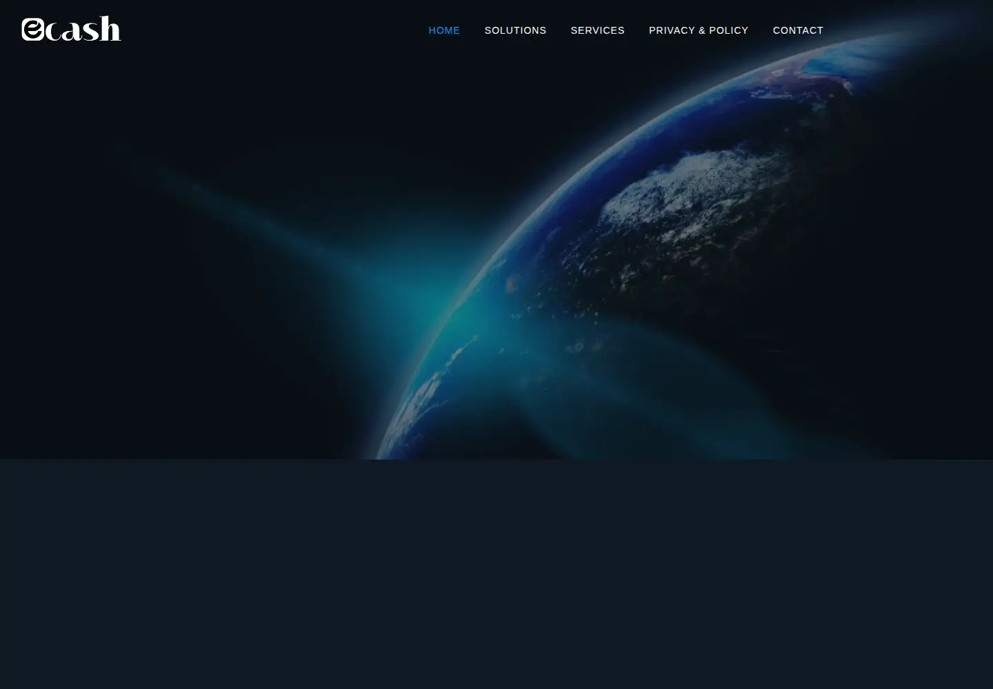 Captured homepage of ecash.mr in the current scan