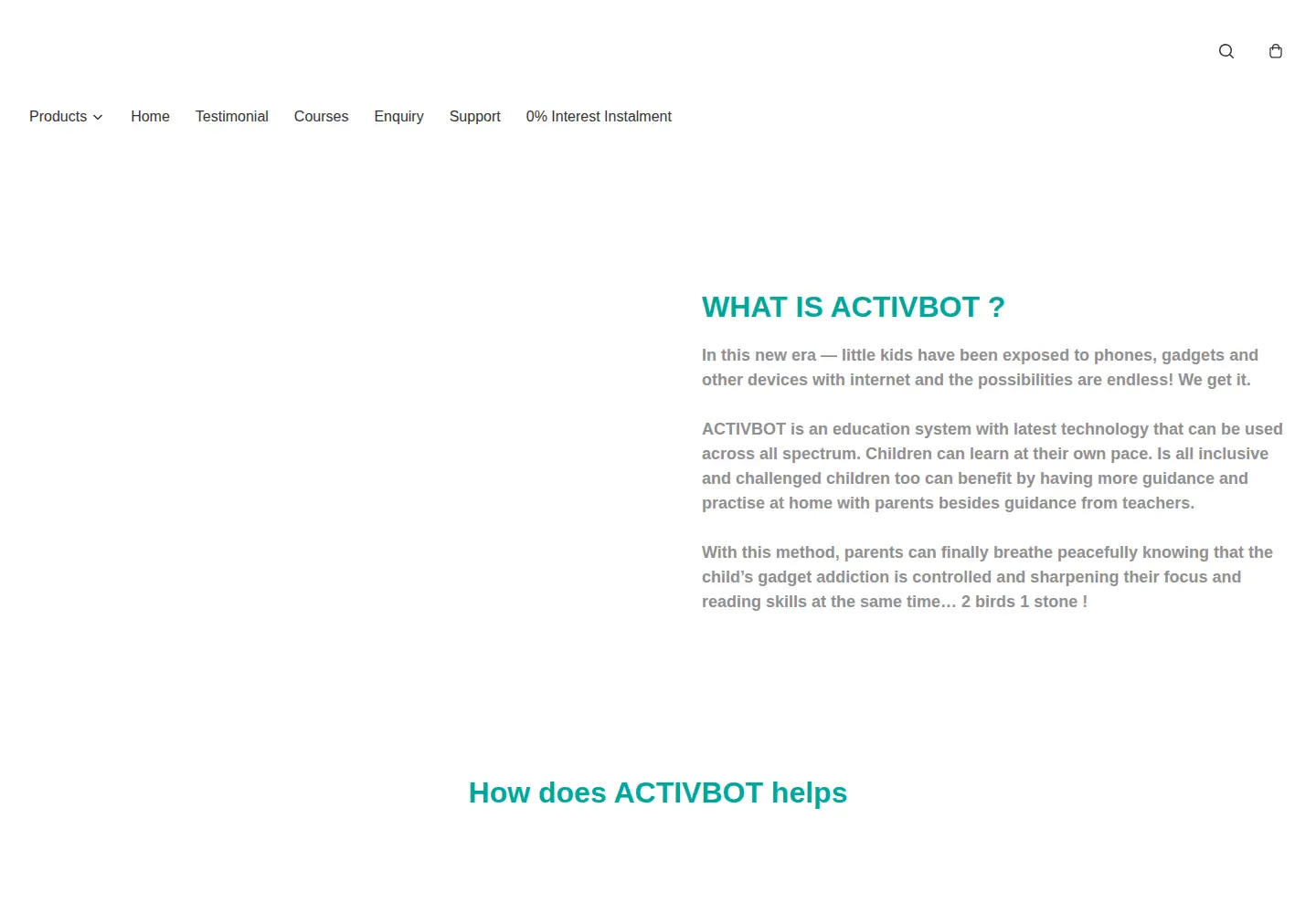 Captured homepage of activbot.com.my in the current scan