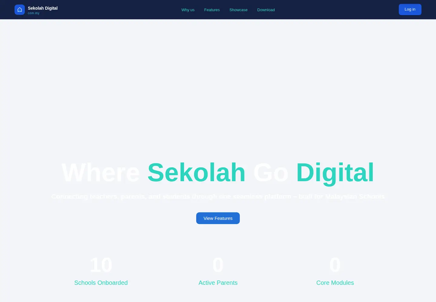 Screenshot of sekolahdigital.com.my