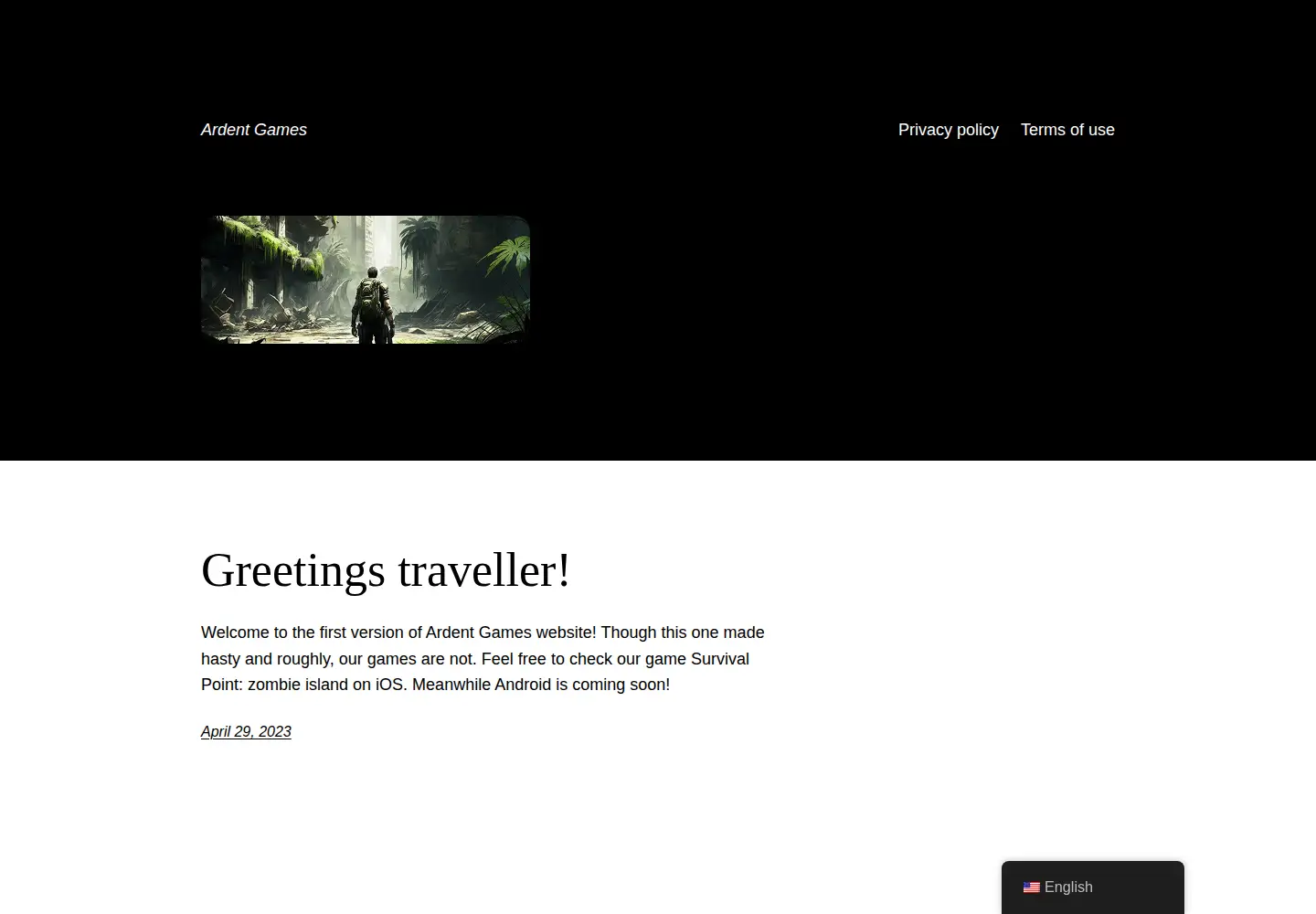 Screenshot of ardentgames.net