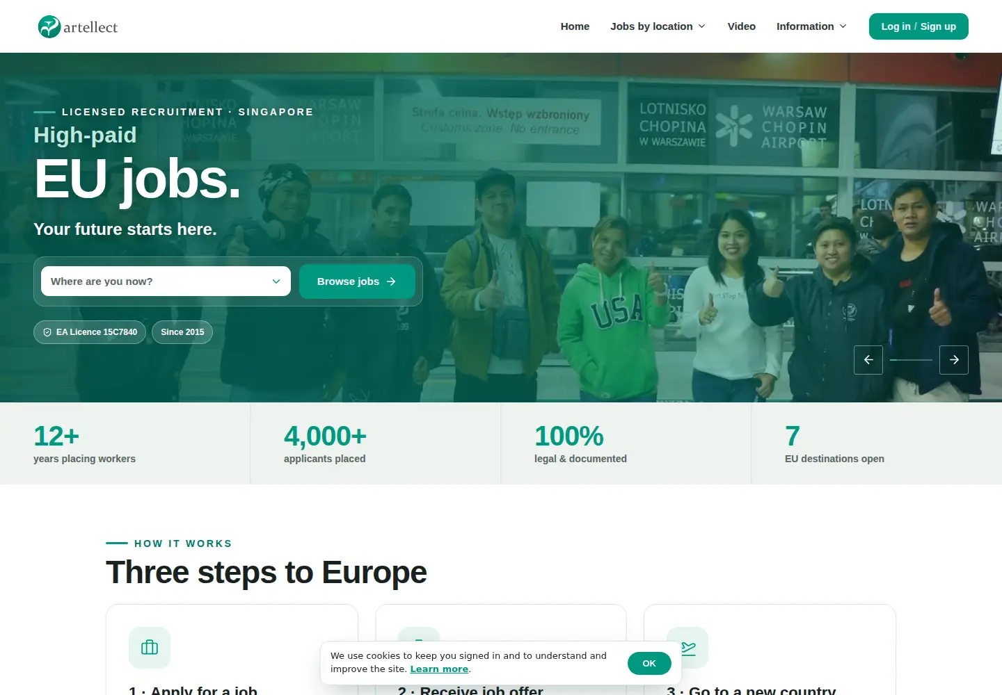 Screenshot of artellect.net