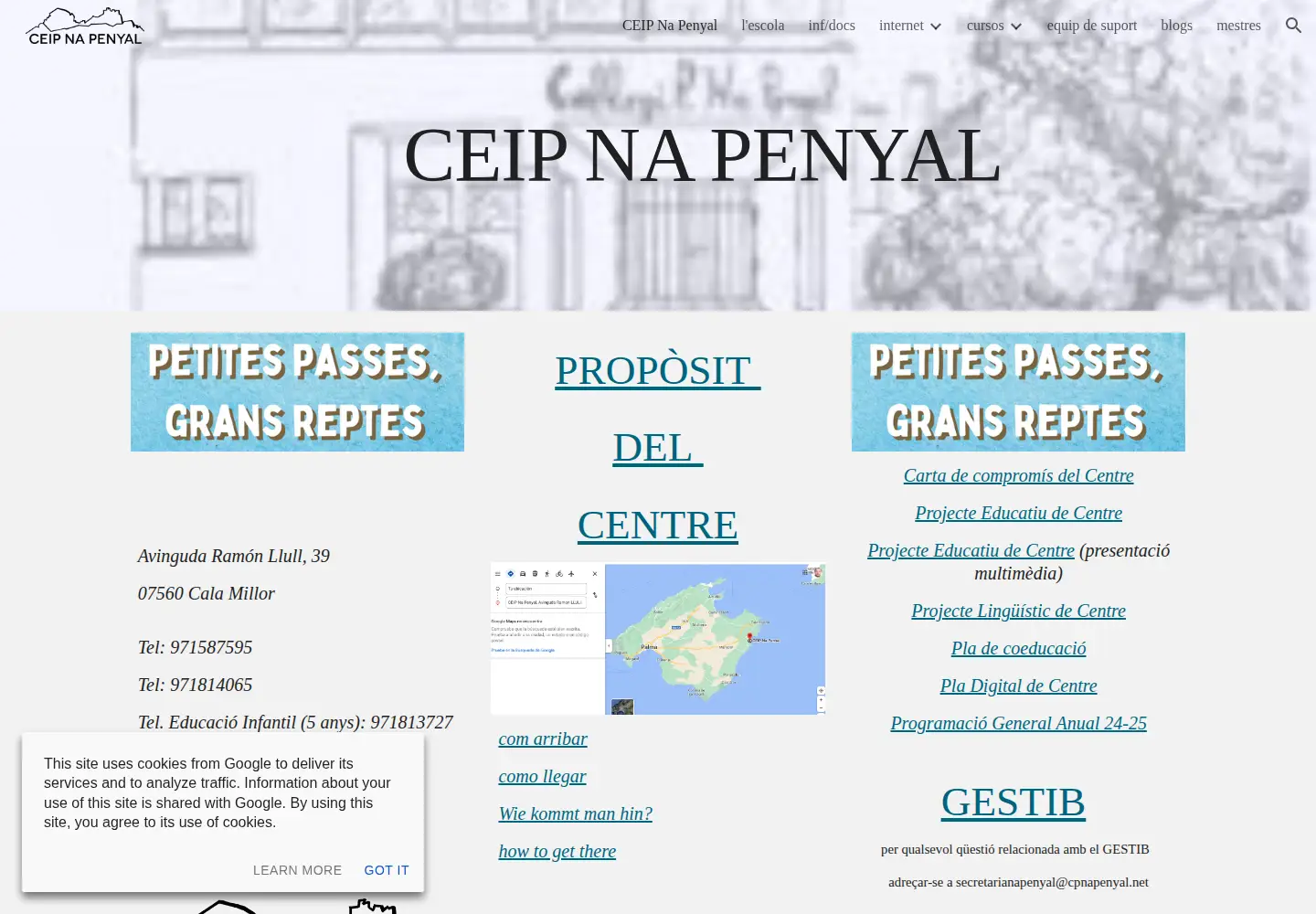 Screenshot of cpnapenyal.net