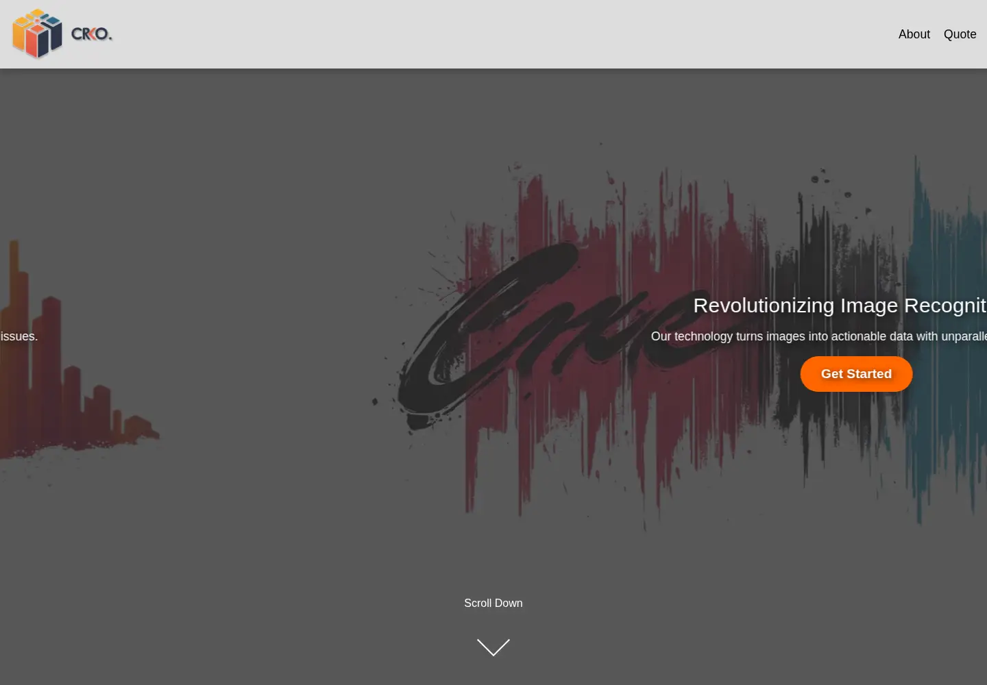 Captured homepage of crko.net in the current scan