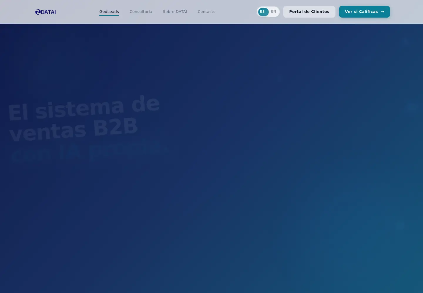 Screenshot of dat-ai.net