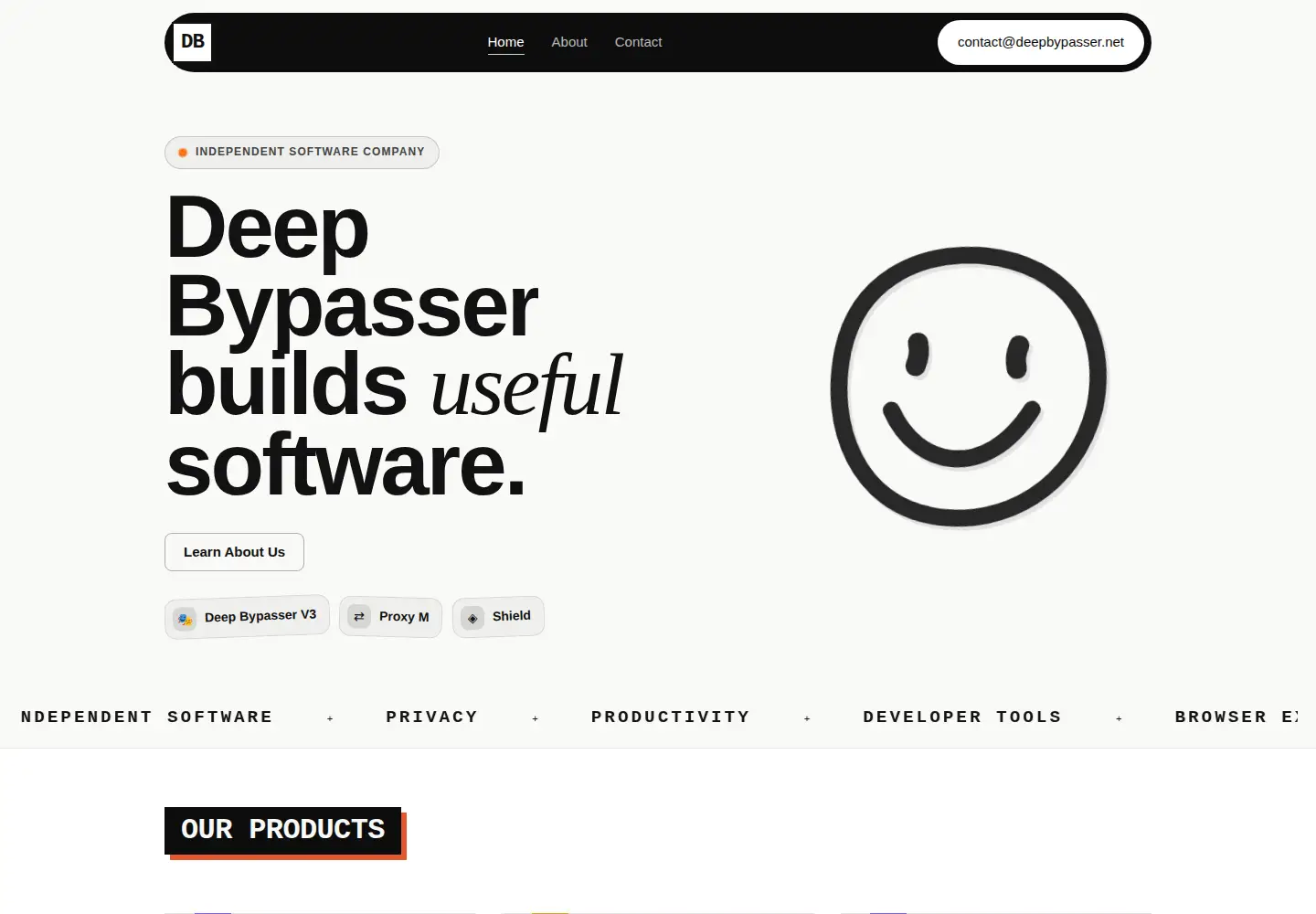 Screenshot of deepbypasser.net