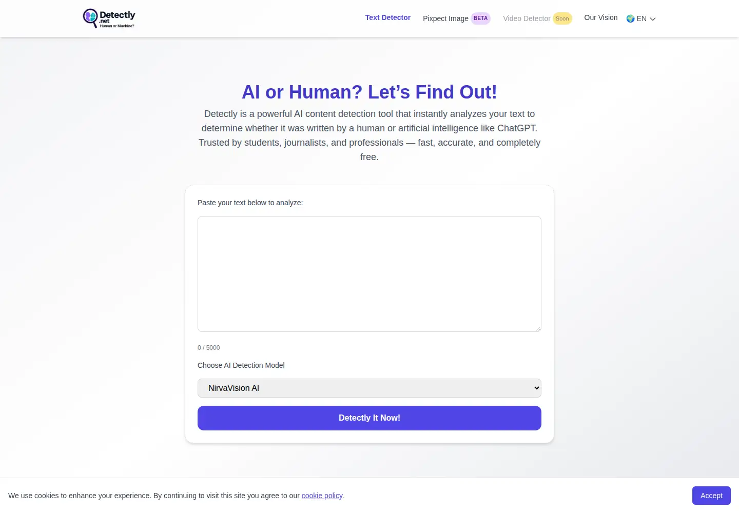 Screenshot of detectly.net