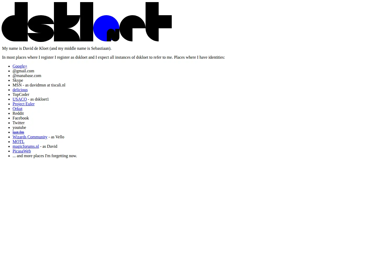 Screenshot of dskl.net