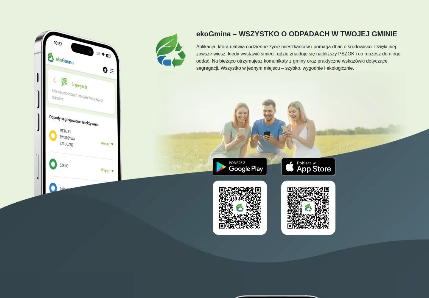 Screenshot of ekogmina.net