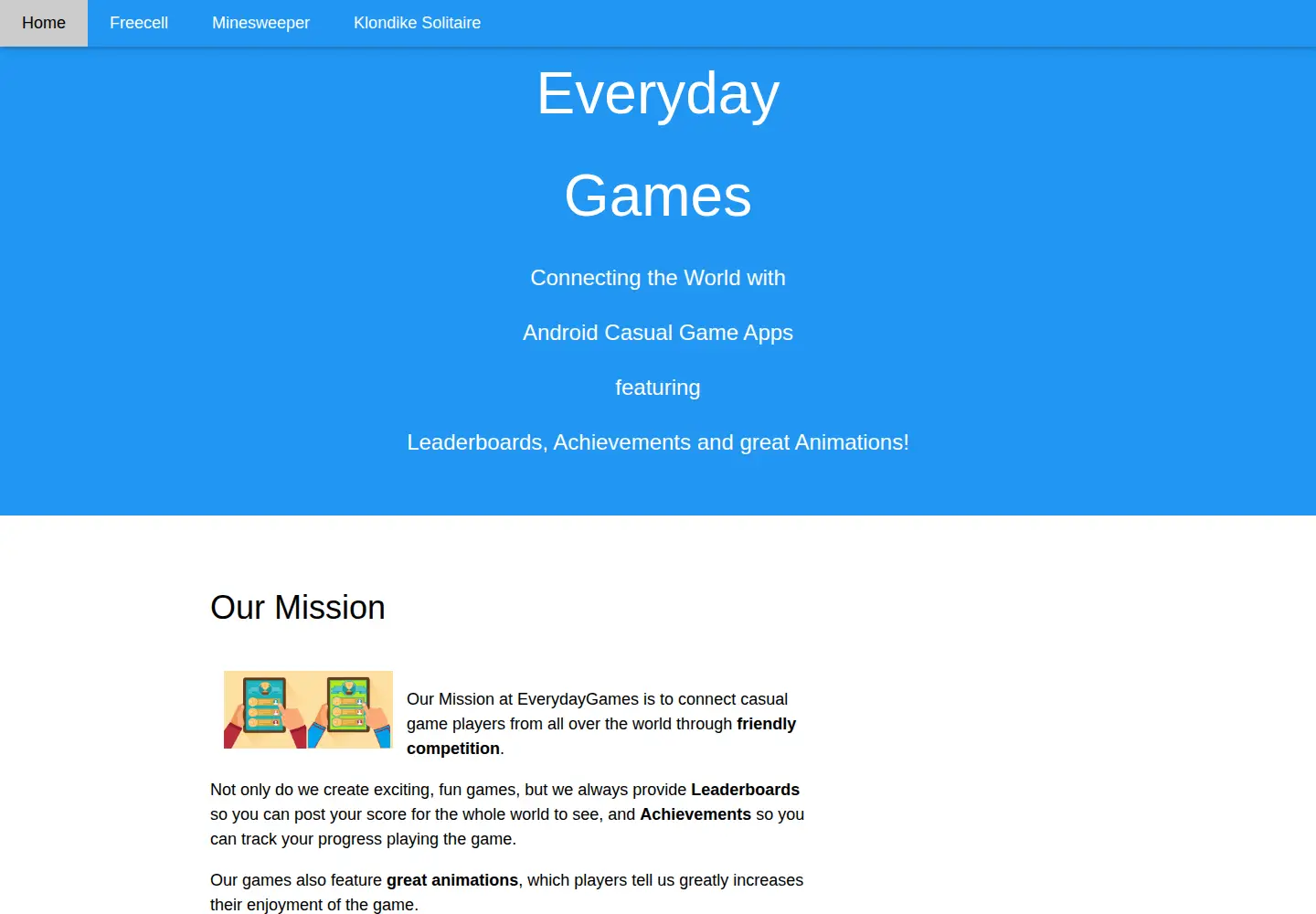 Screenshot of everydaygames.net