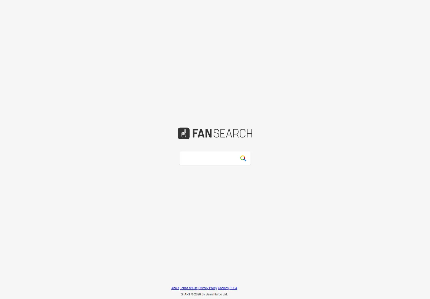 Captured homepage of fansearch.net in the current scan